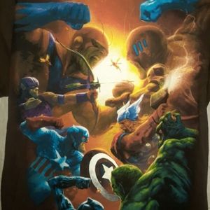 Marvel tshirt size large